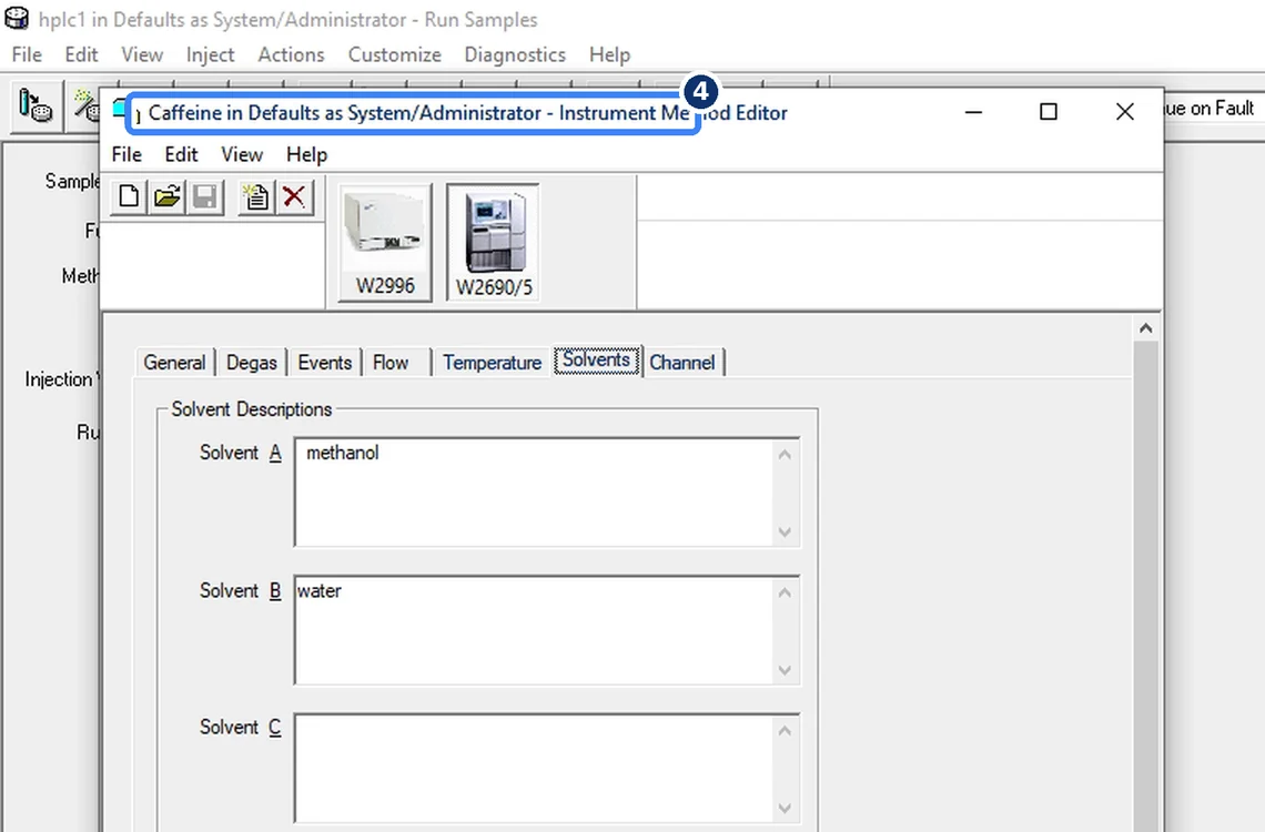 Step 7.4: Save the instrument method — Waters Empower 3 screenshot