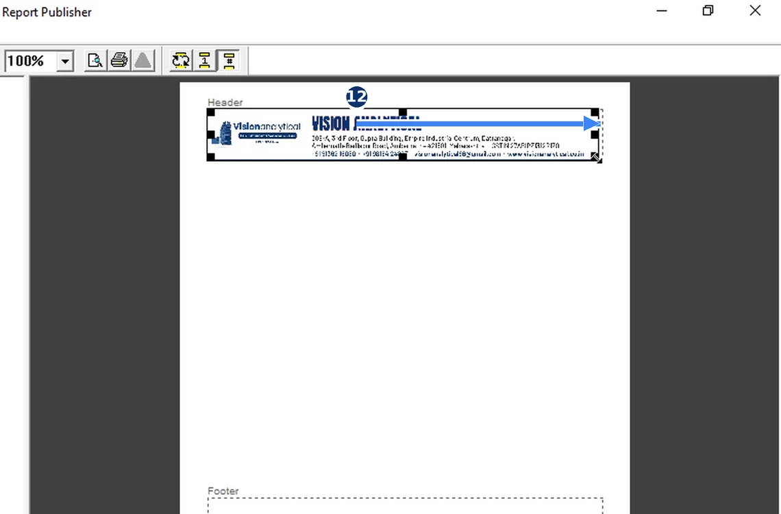 Step 7.12: Stretch it to full width — Waters Empower 3 screenshot