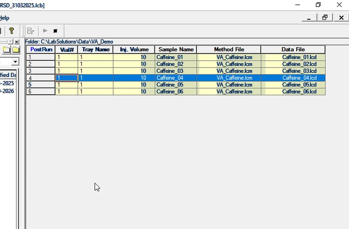 Step 7.3: Check completion — Shimadzu LCsolution screenshot